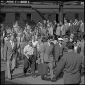 Avstigande resenärer