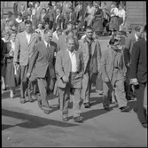 Avstigande resenärer