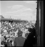 Reklamevenemang för Statens Järnvägar, SJ:s Nils Holgerssons resa.