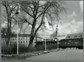 Ystad station vid Nils Holgersson turen med Statens Järnvägar, SJ.