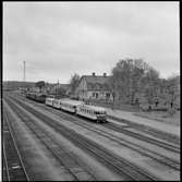 Motorvagnståg, Trafikaktiebolaget Grängesberg - Oxelösunds Järnvägar, TGOJ Y vid Oxelösund station.