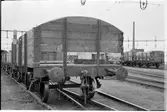 Godsvagn på bangård.