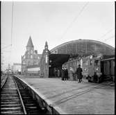 Statens Järnvägar, SJ D 123. Banhallen i Trelleborg.