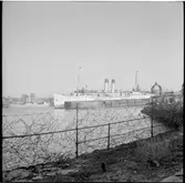 Fartyg vid Trelleborg hamn.