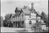 Järnvägsstationen i Skinnskatteberg.