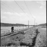 Personal på dressin.