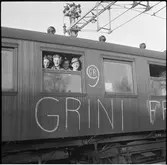 Resande på personvagn.