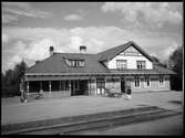 Järnvägsstationen i Björbo.