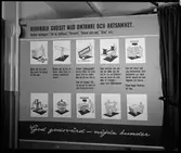 Informationstavla om godshantering.