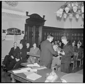 Konferens med utdelning.