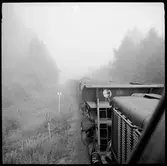 Lossning av grus på Hotingbanan.