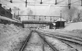 Nässjö station, Brogatan korsar på viadukten.