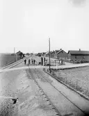 Simrishamn-Gärsnäs-Tomelilla Järnväg, CTJ, Gärsnäs bangård från öster.