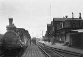 Skåne - Hallands Järnväg, SHJ,  Halmstad station.