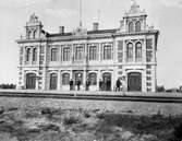 Mellersta Hallands Järnväg , MHJ, Falkenberg station.