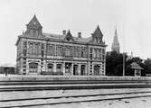 Mellersta Hallands Järnväg, MHJ, Falkenberg station.