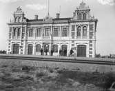 Mellersta Hallands Järnväg, MHJ, Falkenberg station.