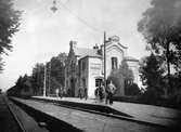 Mellersta Hallands Järnväg,  MHJ, Långås station.