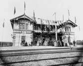 Göteborg-Hallands Järnväg, GHB,  Invigningen av Kungsbacka station