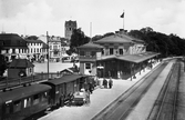 Växjö station.
VÅHJ - tåg