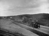 Varberg - Ätrans Järnväg. WbÄJ 1 med gruståg