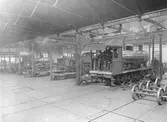 BJ lokverkstad Åmål.Bergslagernas Järnvägar.
Bl.a. lok BJ K 15 och  BJ N3 58.