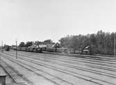 SWB 47 och 27.
Stationen byggd 1875, påbyggd 1890 med en våning, bostad för stationsföreståndaren.
SWB ,Stockholm - Västerås - Bergslagens Järnväg.