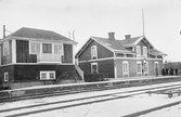 Stationen byggd 1877. 1910 byggdes nuvarande ställverk. Bangården utbyggdes 1941