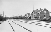 Stationen byggd 1877. 1910 byggdes nuvarande ställverk. Bangården utbyggdes 1941