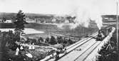 Parti av Västanfors
SWB - tåg. SWB, Stockholm - Västerås - Bergslagens Järnväg 
Stavades tidigare VESTANFORS. Namnet ändrades 9.6.1947 till FAGERSTA C.