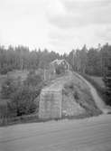 Norra landfästet för bron