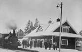 Johannisberg - Ljungaverks Järnvägs, JLJ lok 2 . Ljungaverks Station.