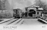 Skogsryd hållplats
Ångvagnen vid Skogsryd
Borås Herrljunga järnvägs ångvagn 1899.
John Wolds Bokhandel 1900