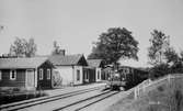 Ulvö station anlagd 1874. Loket är Karlshamn-Vislanda-Bolmens Järnväg, KWBJ lok 6 före detta Karlshamn-Vislanda Järnväg, KWJ lok 6 