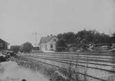 Bygget station. Trafikplats anlagd 1889.