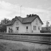 Bygget station. Trafikplats anlagd 1889.