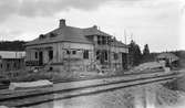 Bårarydsby station. Stationshusbygge. Hållplatsen anlagd 1925.