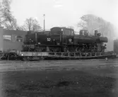 Statens Järnvägar, SJ Gp 3133 på godsvagn.