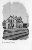 Järnvägsstation i Edsbyn.
Stationshuset blev anlagd 1898-1899.
Vid järnvägsspåret Voxna, Edsbyn, Alfta och Bollnäs.