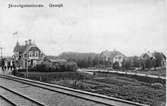 Järnvägsstationen i Gnosjö.