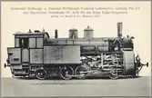 Ånglok Bayerische Staatseisenbahnen PtzL3/4 4102.