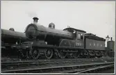 Ånglok på bangård, London North Eastern Railway, L.N.E.R. lok 2011.