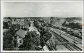 Bangården vid Alvesta järnvägsstation.