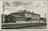 Järnvägsstationen i Grängesberg.