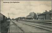 Hallsbergs järnvägsstation.