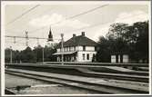 Heby järnvägsstation.