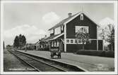 Rosenfors järnvägsstation.