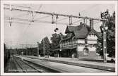 Järnvägsstationen i Skinnskatteberg. Statens Järnvägar, SJ.