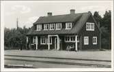 Järnvägsstationen i Skoghult. Mönsterås Järnväg, MÅJ.