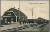 Sparrsätra järnvägsstation.